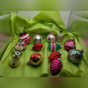 Festive Ornament Collection - Red, Green, Pink, Gold